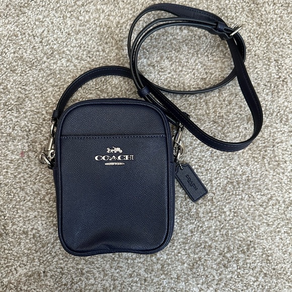 Coach Phoebe Women’s Navy Crossbody Bag - Picture 1 of 3